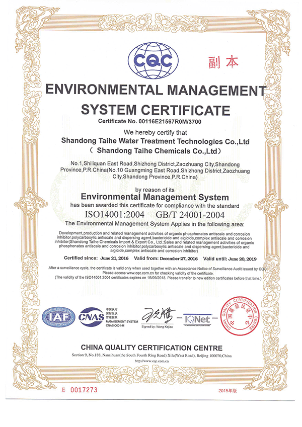 ISO9001 2000 Certificate